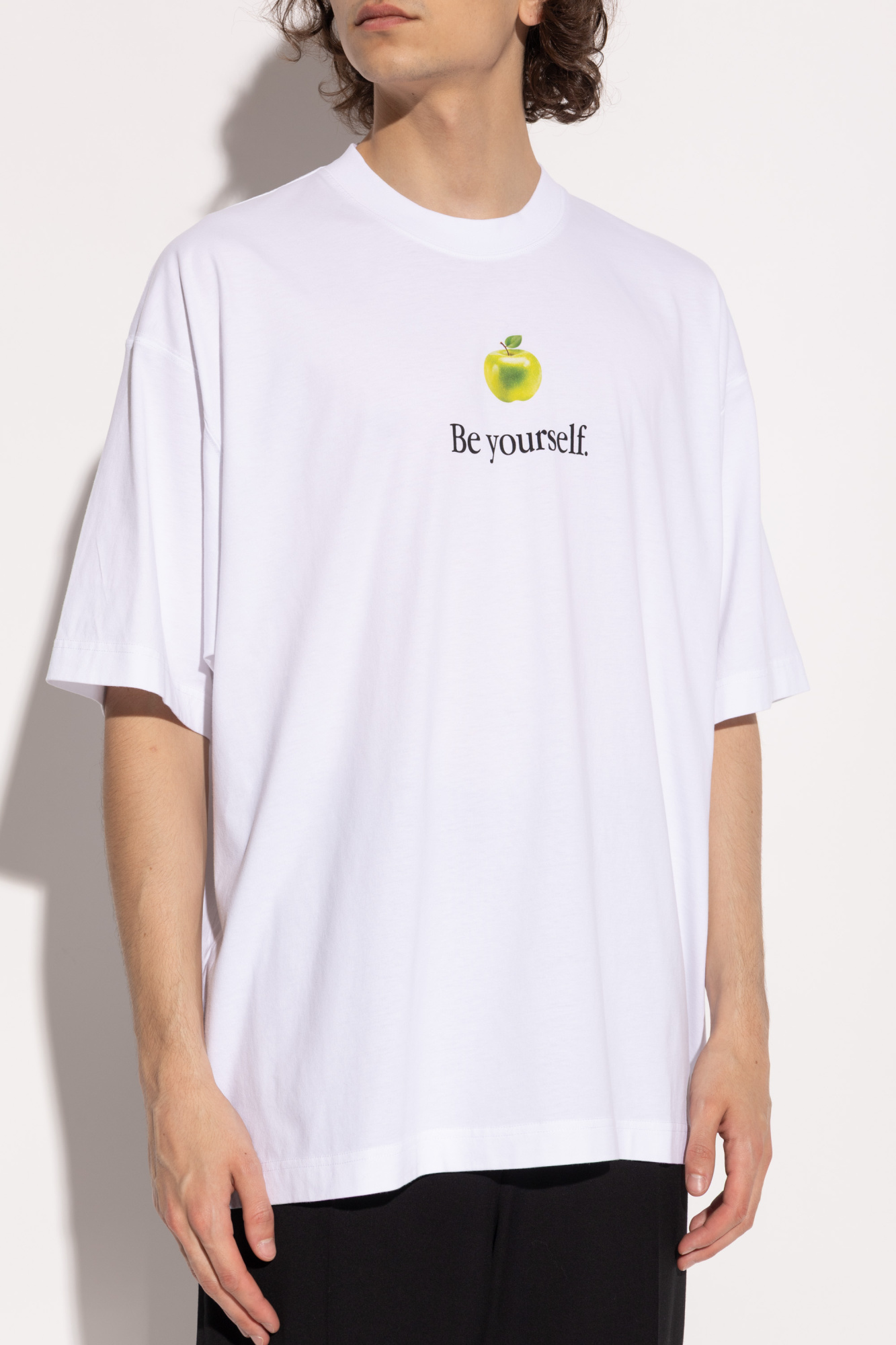 VETEMENTS White Printed T-Shirt Vetements